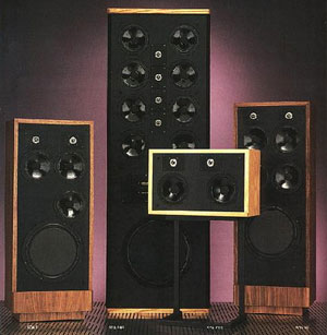Polk Audio Stereo Dimensional Array Vintage Speakers